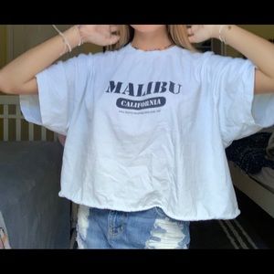 malibu cropped t shirt